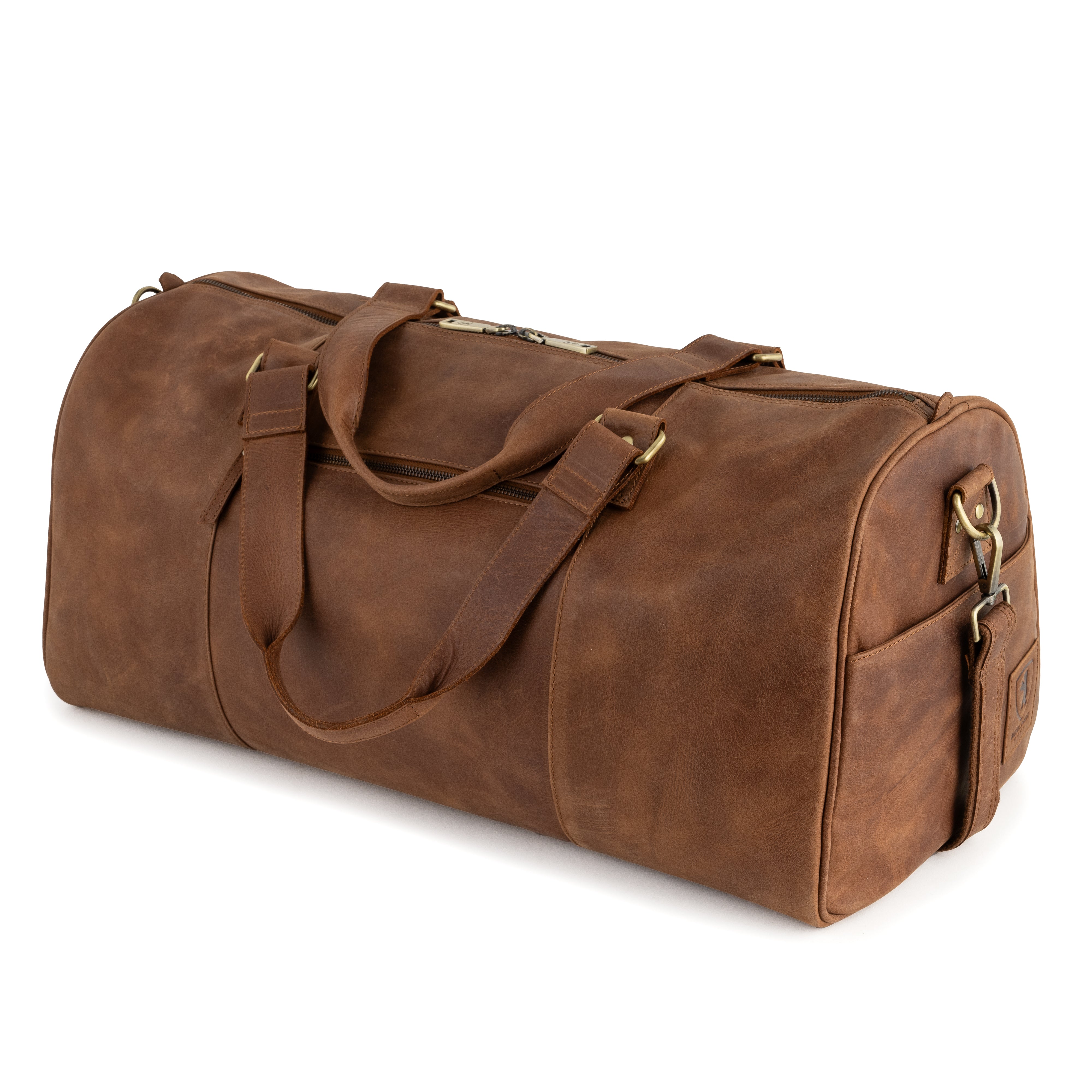 Duffle bag with shoe compartment deals